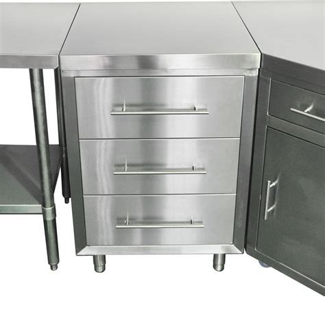 stainless steel 3 drawer base cabinet wheels|3 drawer cabinets with wheels.